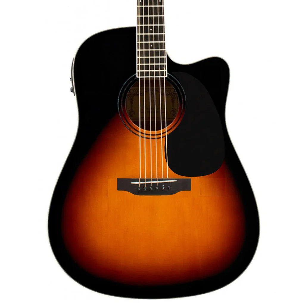 Beaver Creek BCTD101CE Dreadnought Acoustic/Electric Guitar w/Gig Bag - Multiple Colors