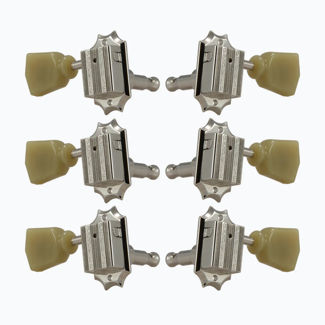 All Parts TK-7940-001 Grover 135 Series Vintage-Style 3x3 Key Set - Nickel