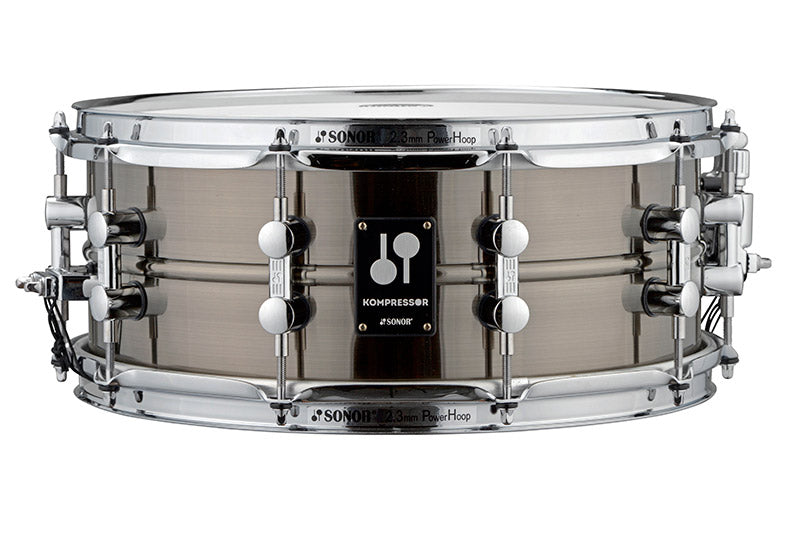 Sonor Kompressor 14"x5.75" Brass Snare Drum - Black Nickel Plated Finish