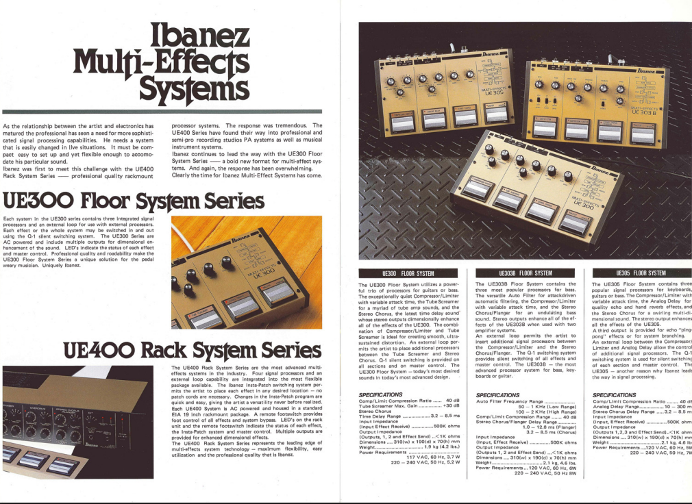 Ibanez UE-305 Analog Multi-Effect (1984-1985)