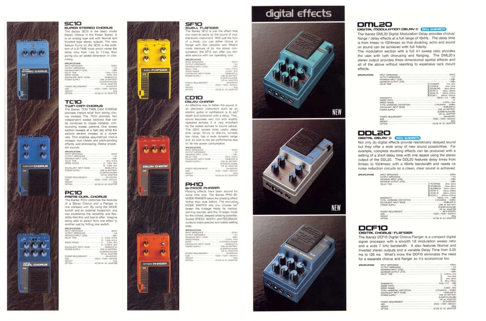 Ibanez CD10 Delay Champ Pedal (Mid to Late 1980's)