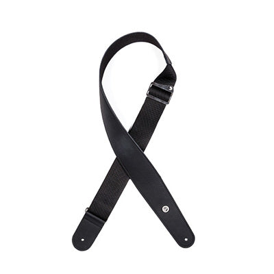 D'Addario Deluxe Leather Strap - Black