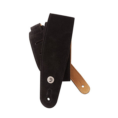D'Addario Suede Guitar Strap - Black