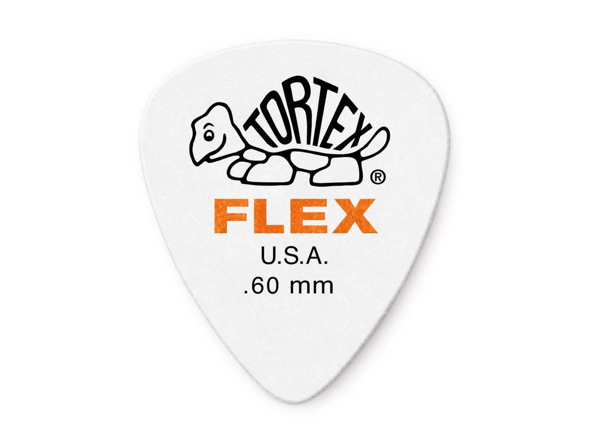 Dunlop Tortex Flex Guitar Pick Pack - 0.60/12 Pack