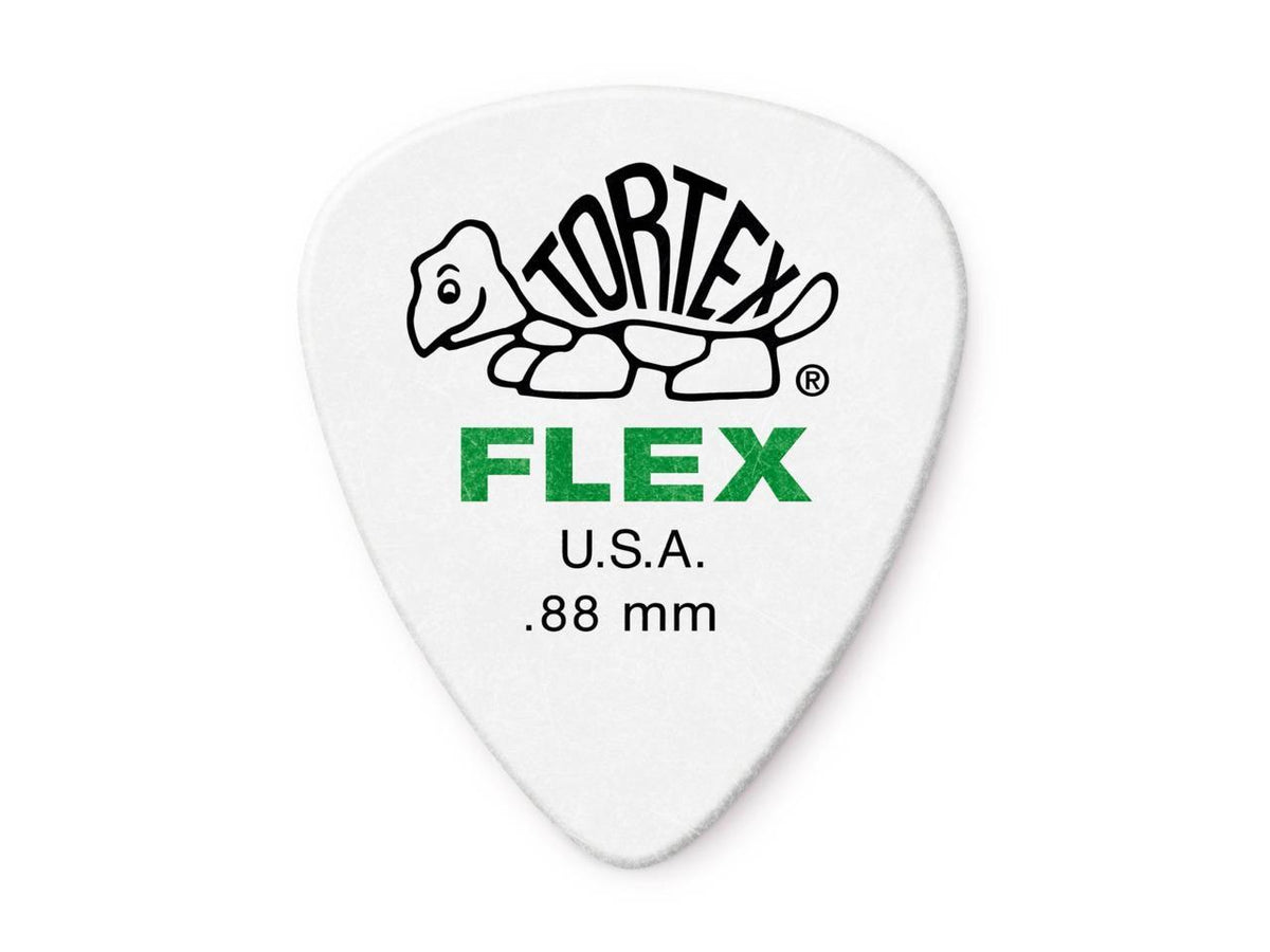Dunlop Tortex Flex Guitar Pick Pack - 0.88/12 Pack
