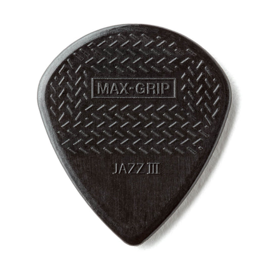 Dunlop Max-grip® Jazz III Carbon Fiber Guitar Pick (24/pack)