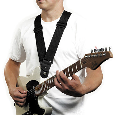 D'Addario Dare Dual Shoulder Guitar Strap - Black