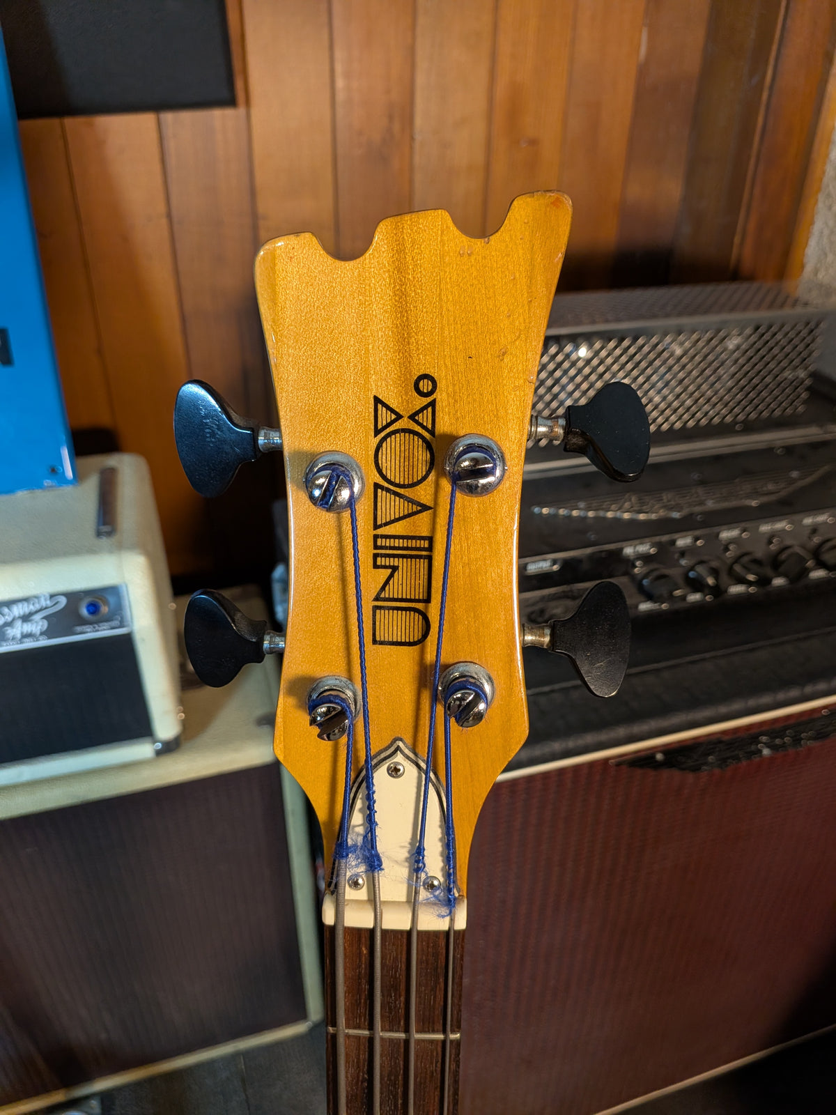 Univox Hi-Flier Short Scale 4-String Bass Guitar - Sunburst (Late 1970's)