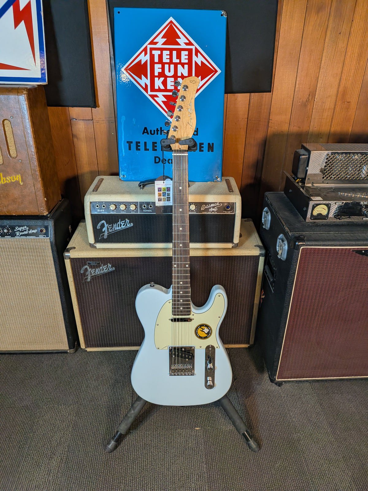 Sire Larry Carlton T3 Electric Guitar - Sonic Blue (Store Demo)