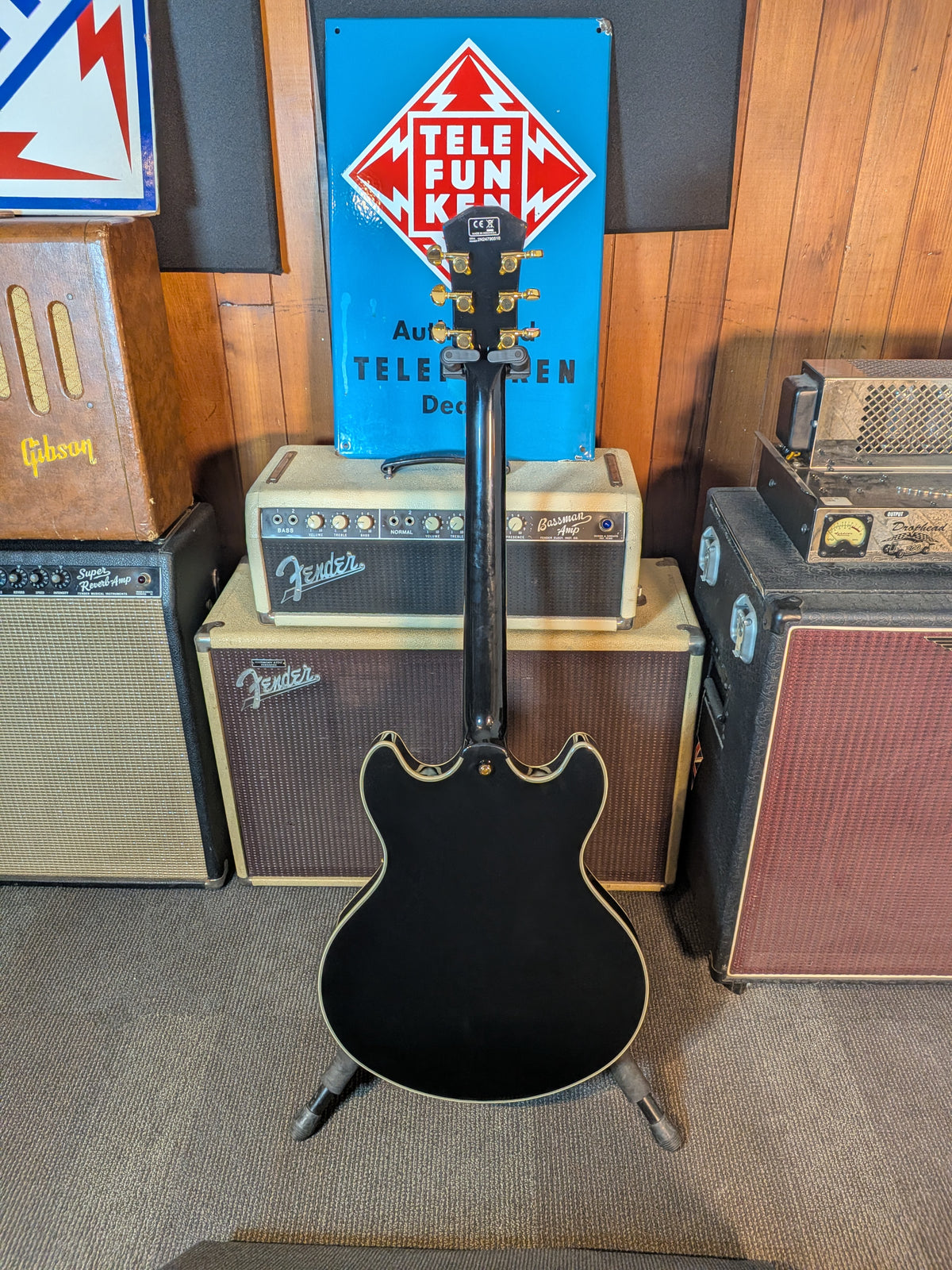 Sire Larry Carlton H7 Semi-Hollow Electric Guitar - Black (Store Demo)