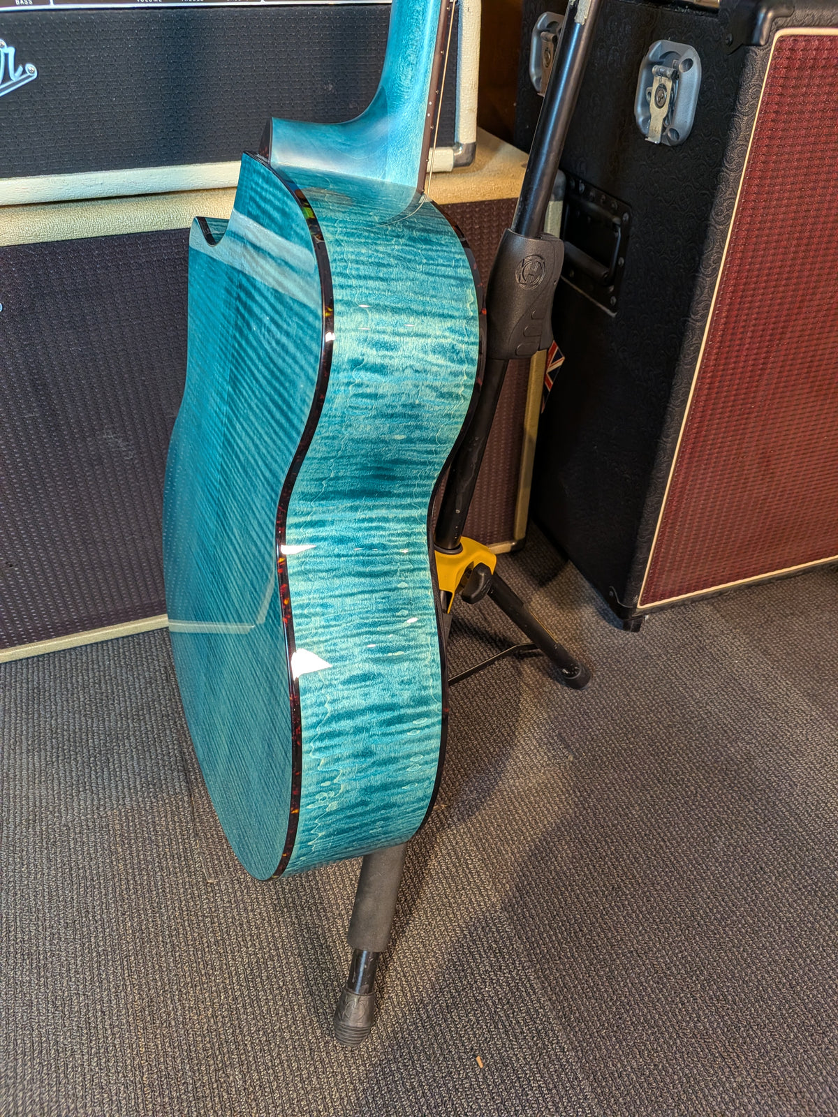 Eastman PCH3 Grand Auditorium Acoustic/Electric Guitar w/Gig Bag - Faded Blue (Serial #M2606662)