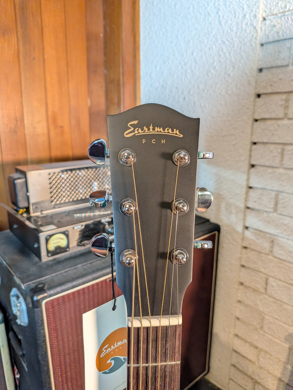 Eastman PCH3 Grand Auditorium Acoustic/Electric Guitar w/Gig Bag - Faded Blue (Serial #M2606662)