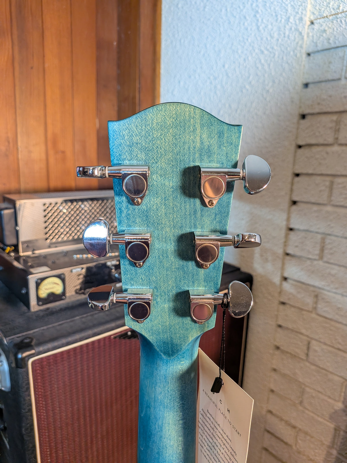 Eastman PCH3 Grand Auditorium Acoustic/Electric Guitar w/Gig Bag - Faded Blue (Serial #M2606662)