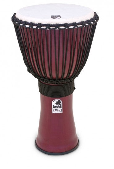 Toca TF2DJ-12R Freestyle II Rope Tuned 12-Inch Djembe - Kente Cloth