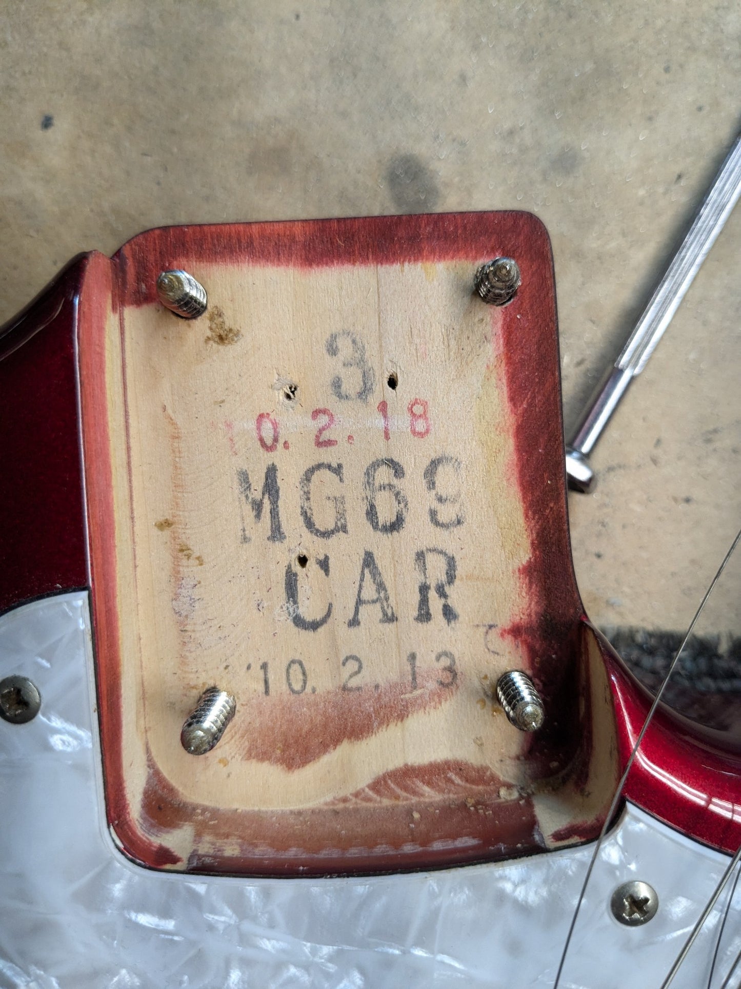 Fender Made in Japan MG69/MH Mustang Electric Guitar - Candy Apple Red (2010-2011)