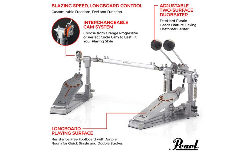 Pearl P-932 Demonator Longboard Double Bass Drum Pedal