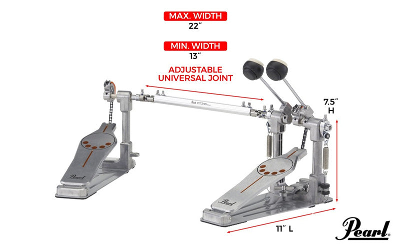 Pearl P-932 Demonator Longboard Double Bass Drum Pedal