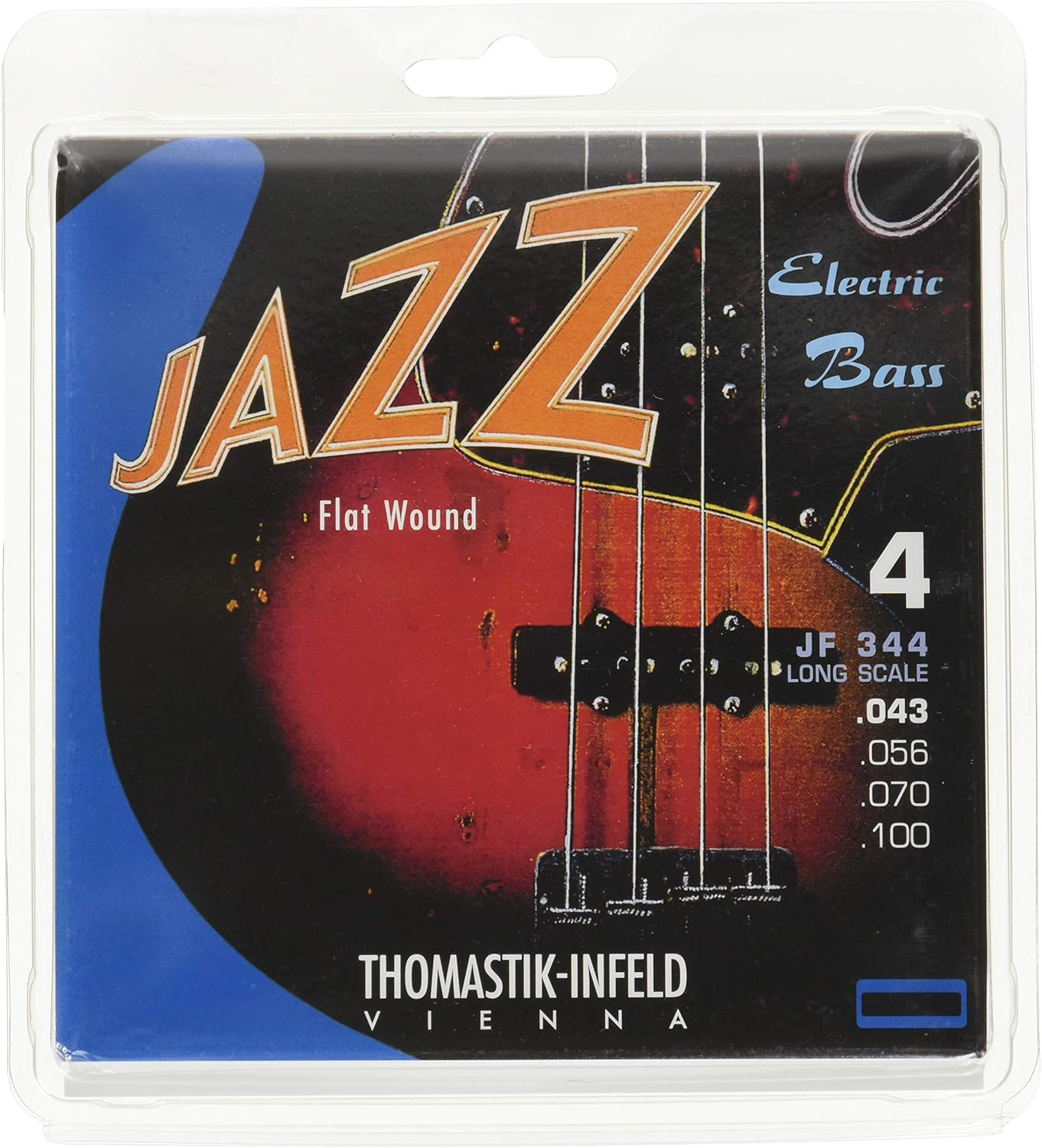 Thomastik-Infeld JF344 Jazz Flatwound Bass Strings (43-100)