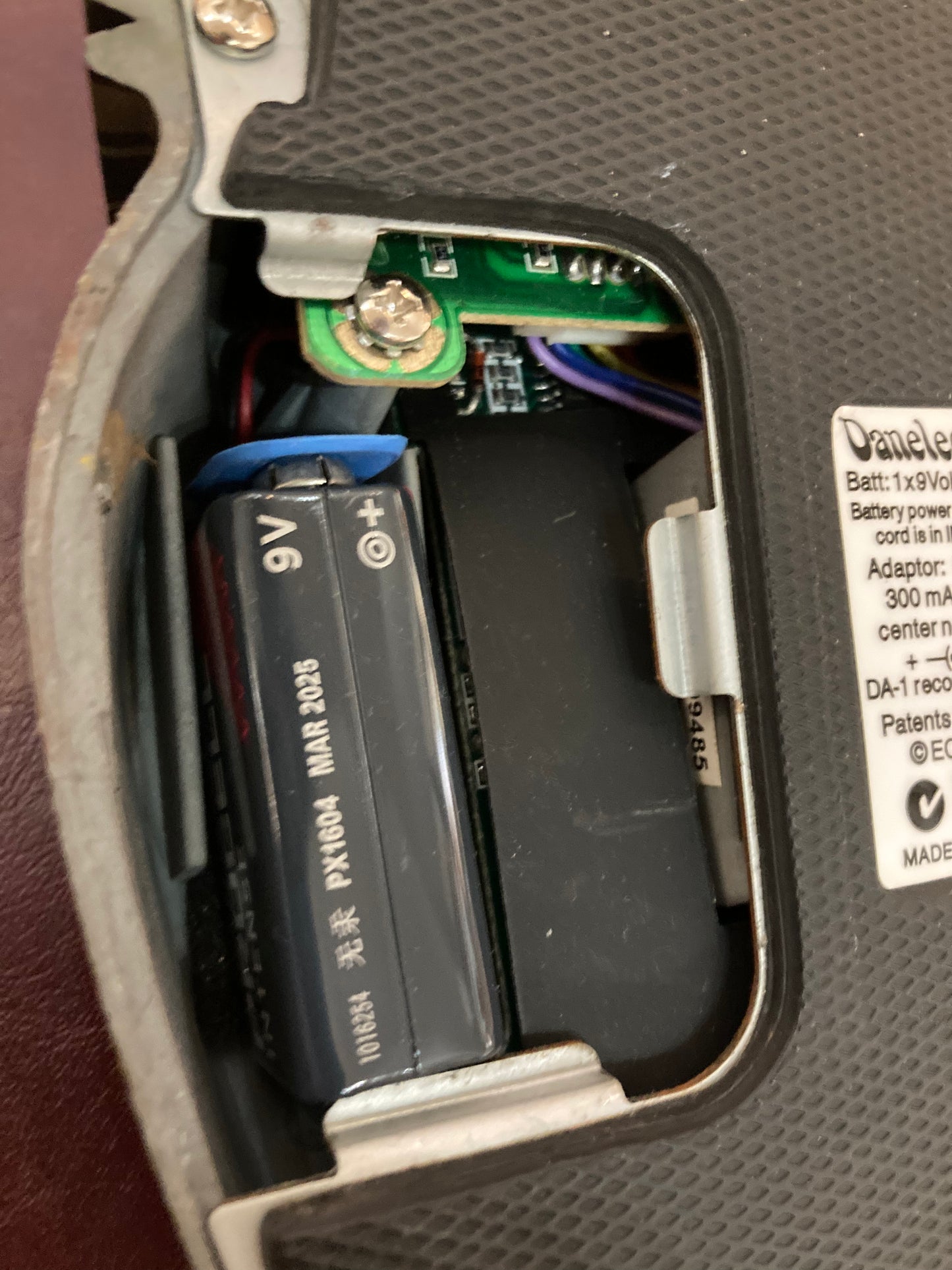 Danelectro Black Paisley Liquid Metal (Used)