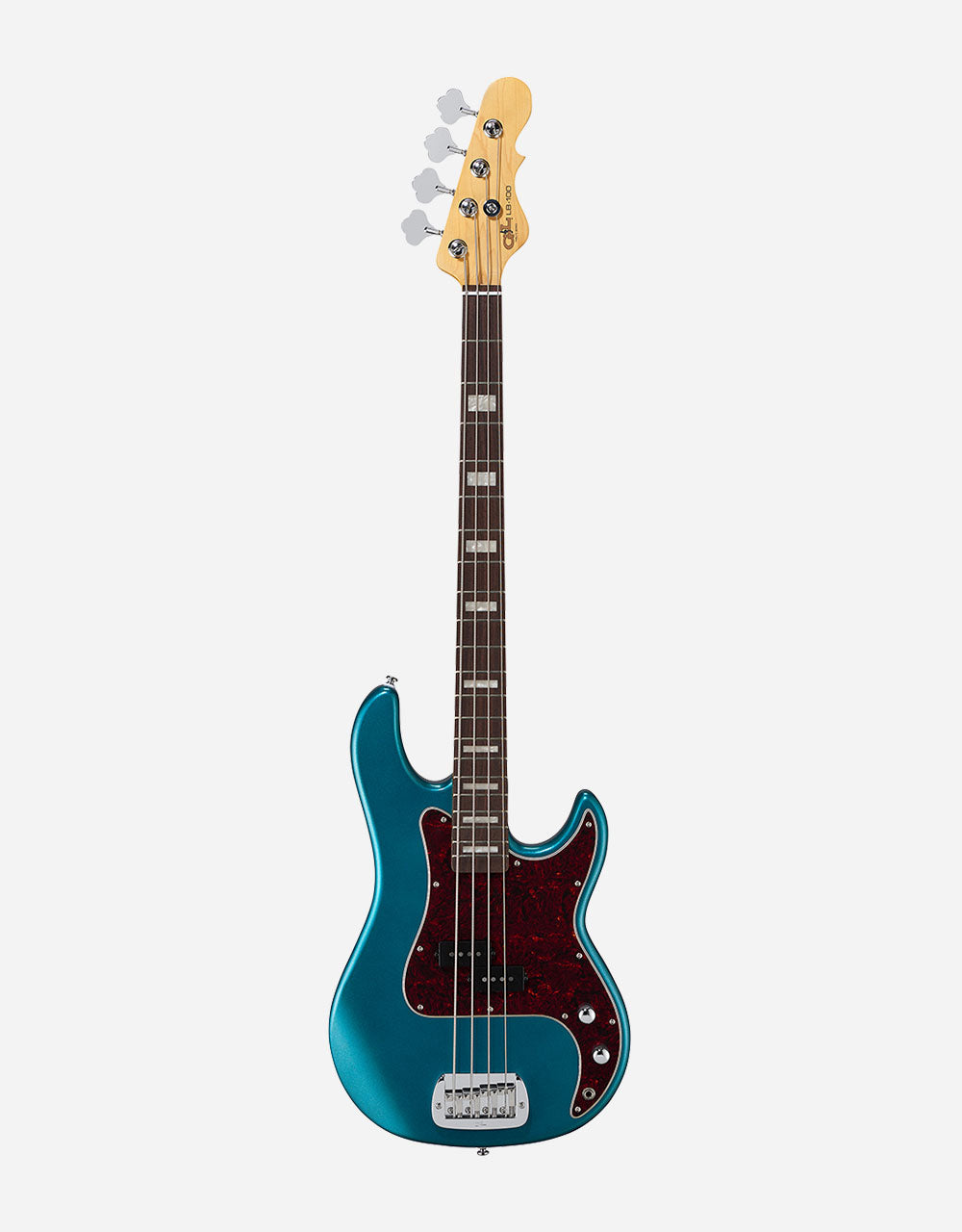 G&L LB-100 4-String Passive Electric Bass Guitar - Emerald Blue Metallic (Used)