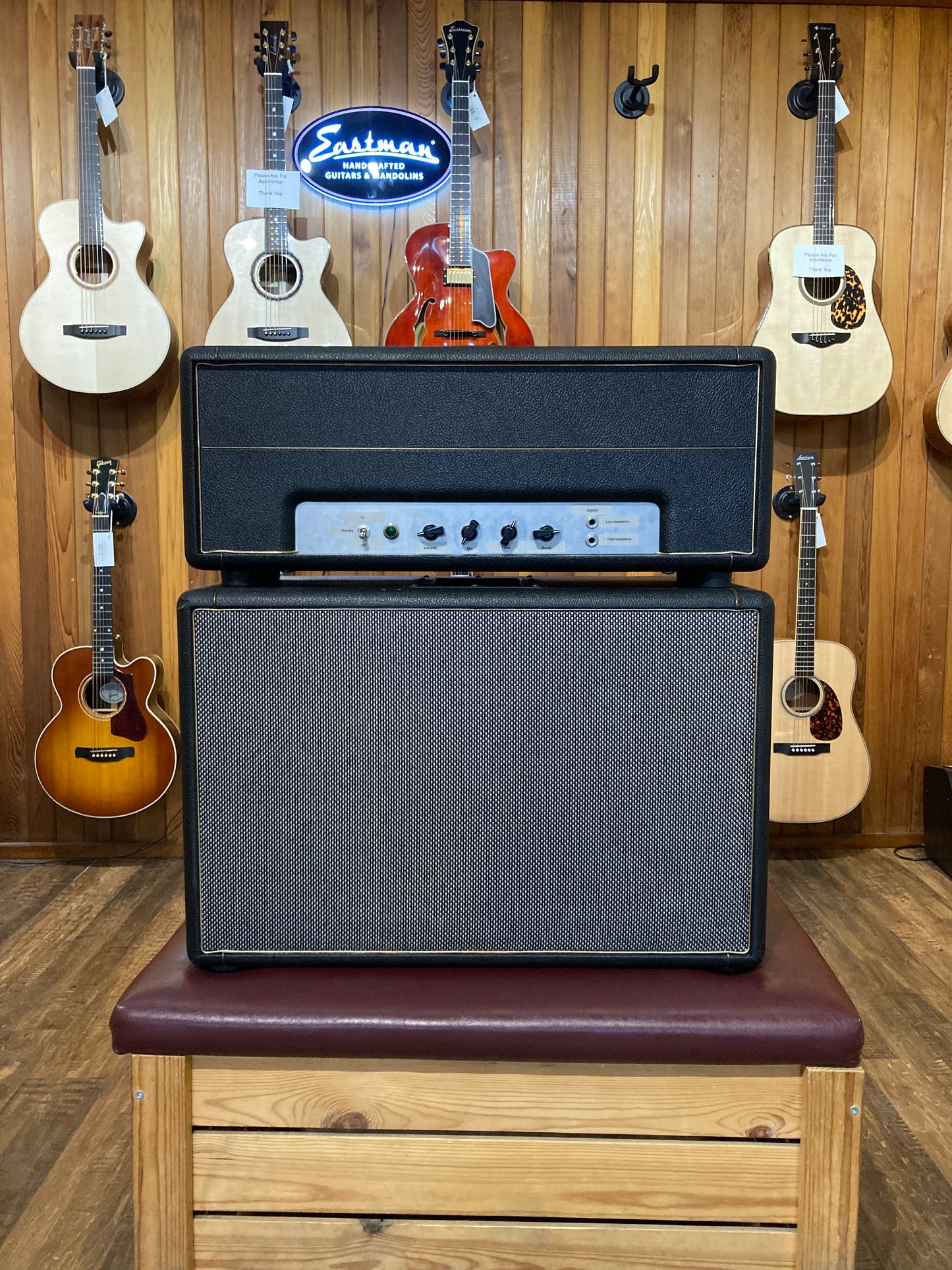 Li'l Dawg Amps "The Pug Reverb" w/2x10 Cabinet & Amp Cover (2009)