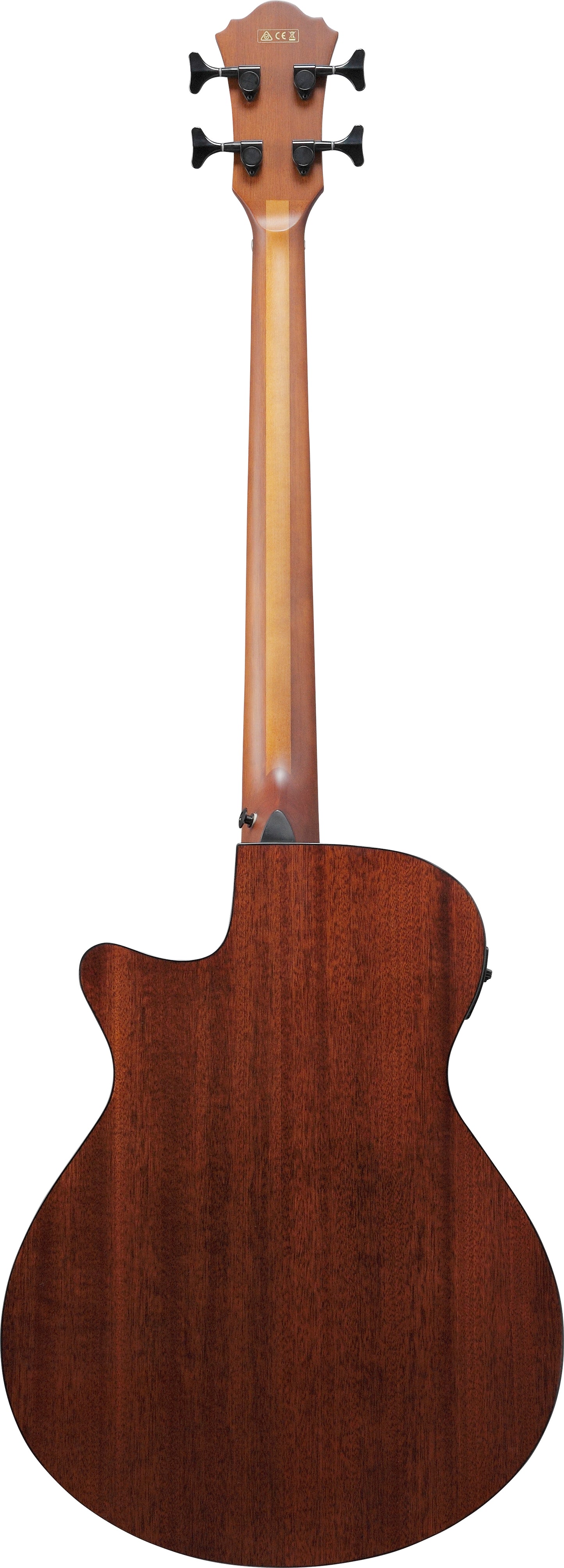 Ibanez AEGB24E Acoustic/Electric Bass Guitar - Mahogany Sunburst High Gloss