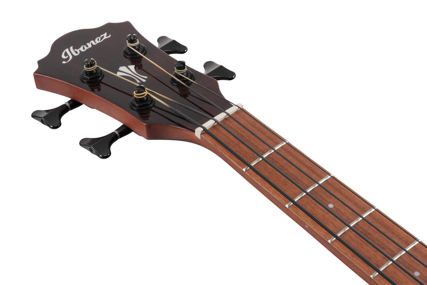 Ibanez AEGB24E Acoustic/Electric Bass Guitar - Mahogany Sunburst High Gloss