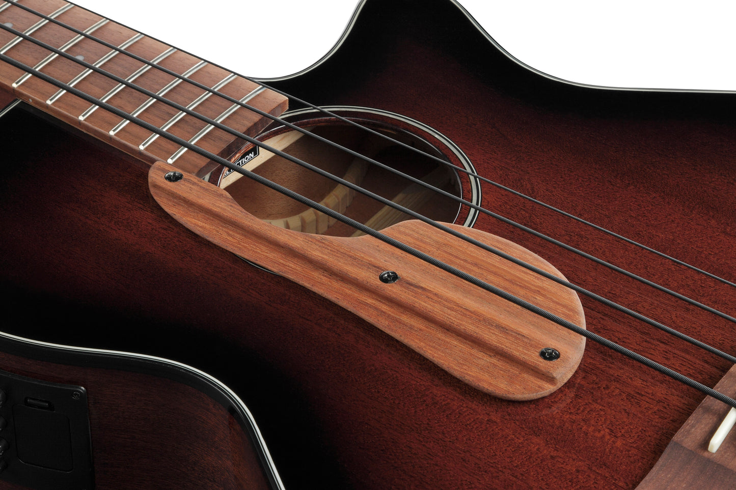 Ibanez AEGB24E Acoustic/Electric Bass Guitar - Mahogany Sunburst High Gloss