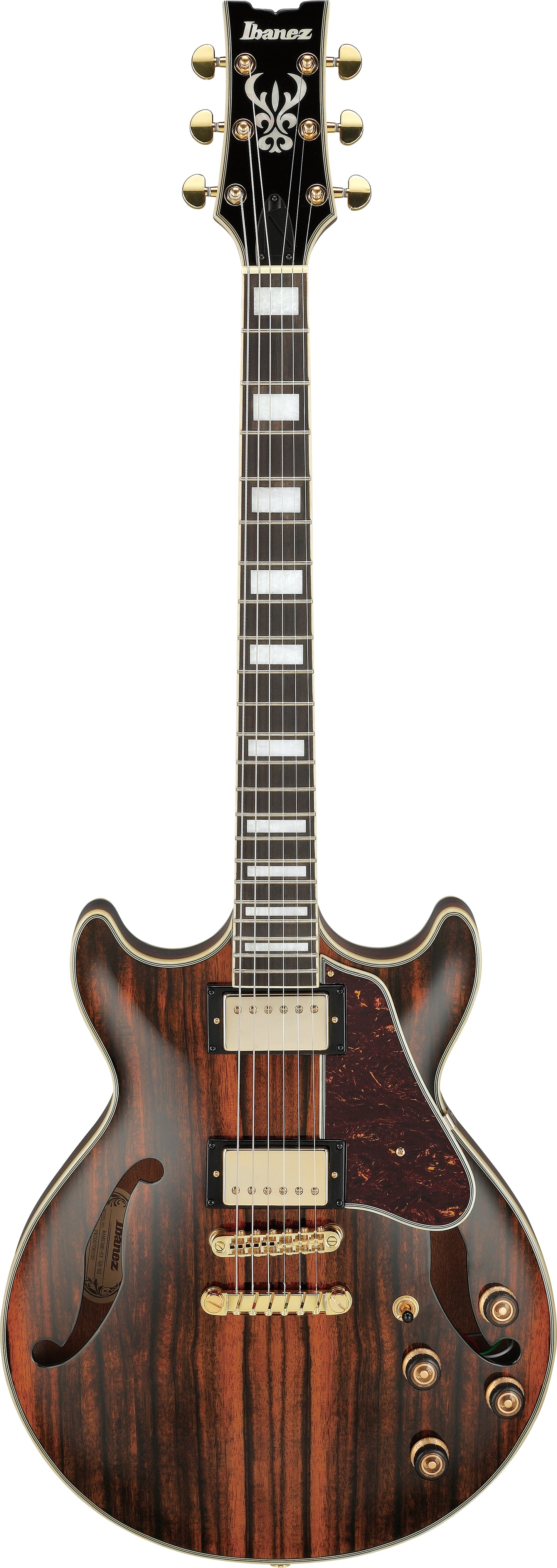 Ibanez AM93 Artcore Expressionist Macassar Ebony Semi-Hollow Body Electric Guitar - Natural