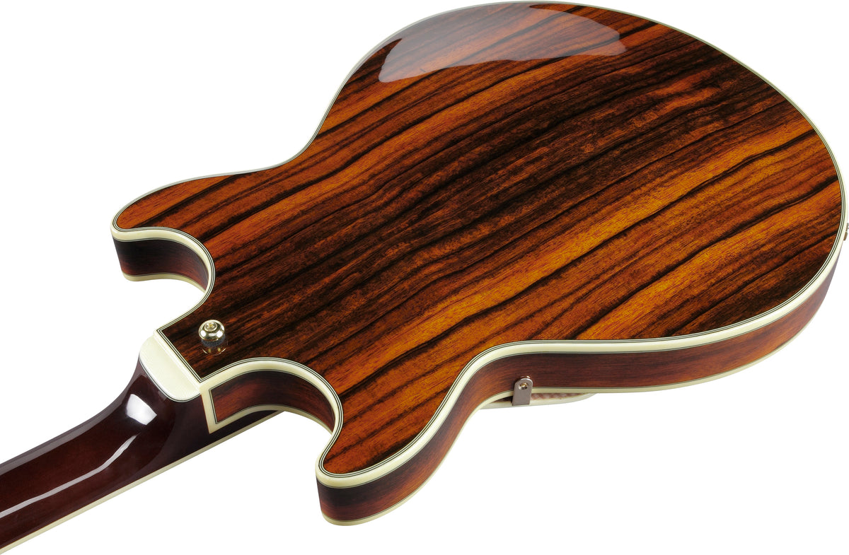 Ibanez AM93 Artcore Expressionist Macassar Ebony Semi-Hollow Body Electric Guitar - Natural