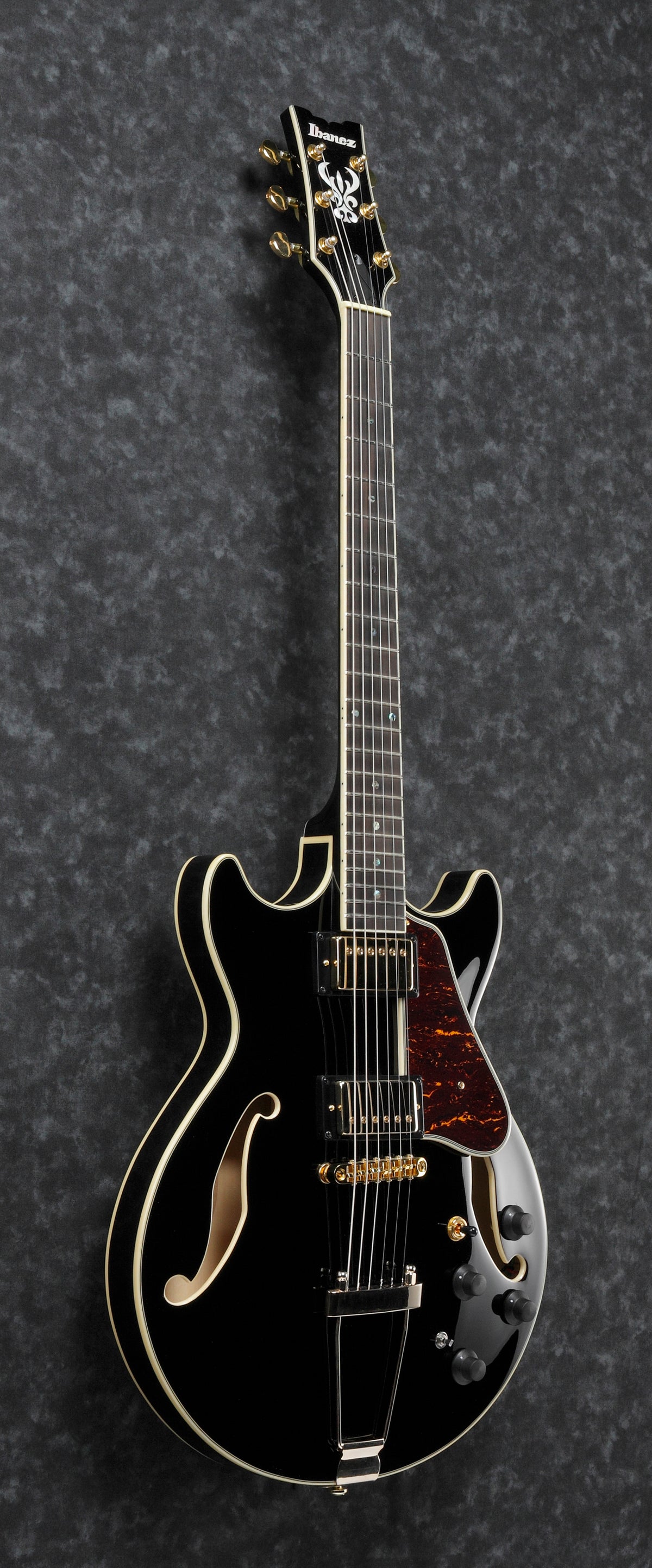 Ibanez AMH90 Artcore Expressionist Hollow Body Electric Guitar - Black