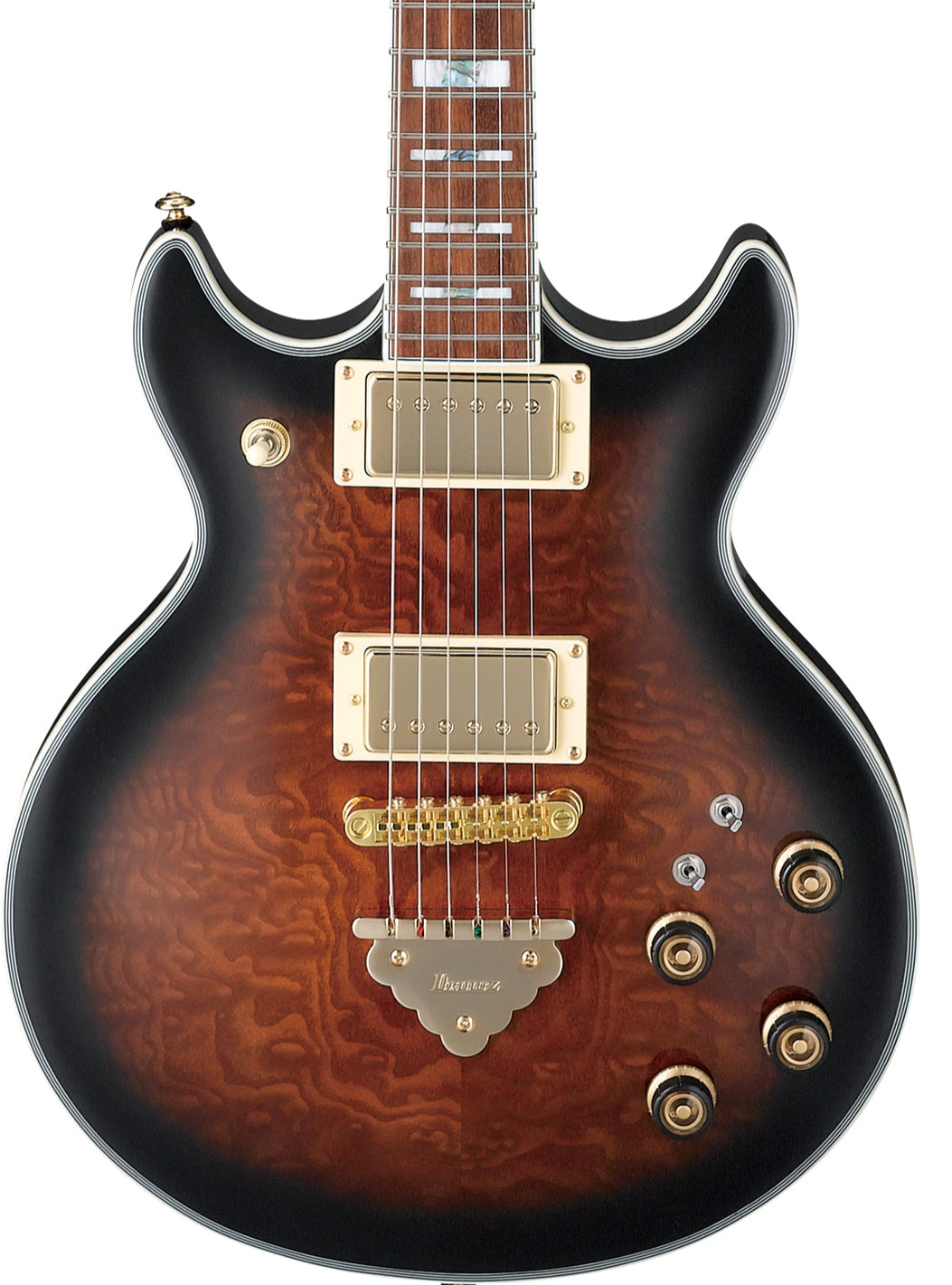 Ibanez AR325QADBS Electric Guitar - Dark Brown Sunburst