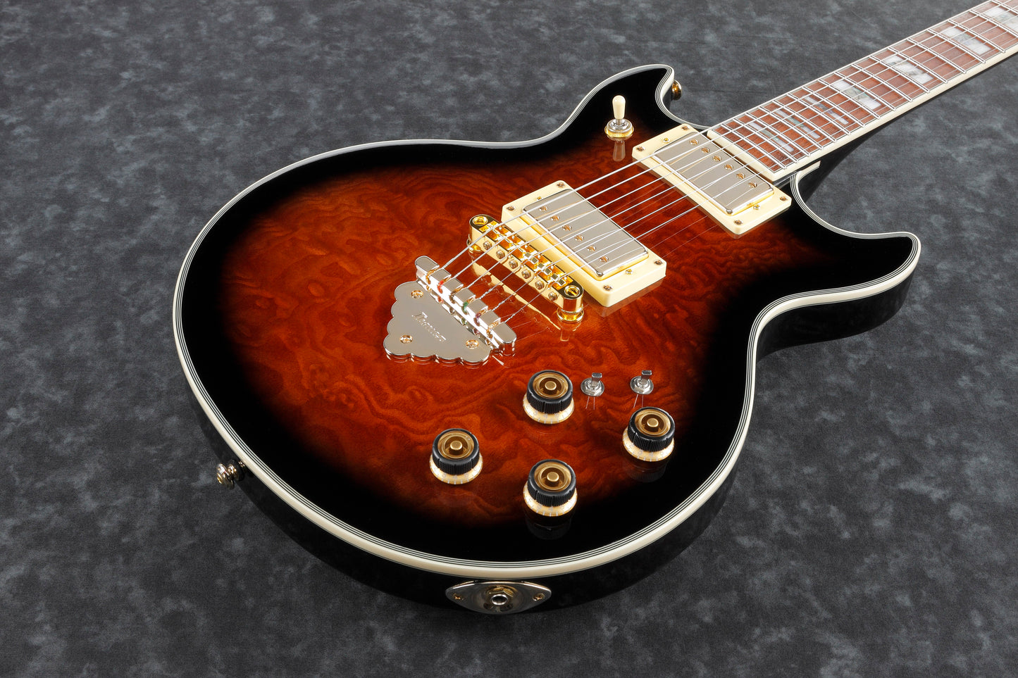 Ibanez AR325QADBS Electric Guitar - Dark Brown Sunburst
