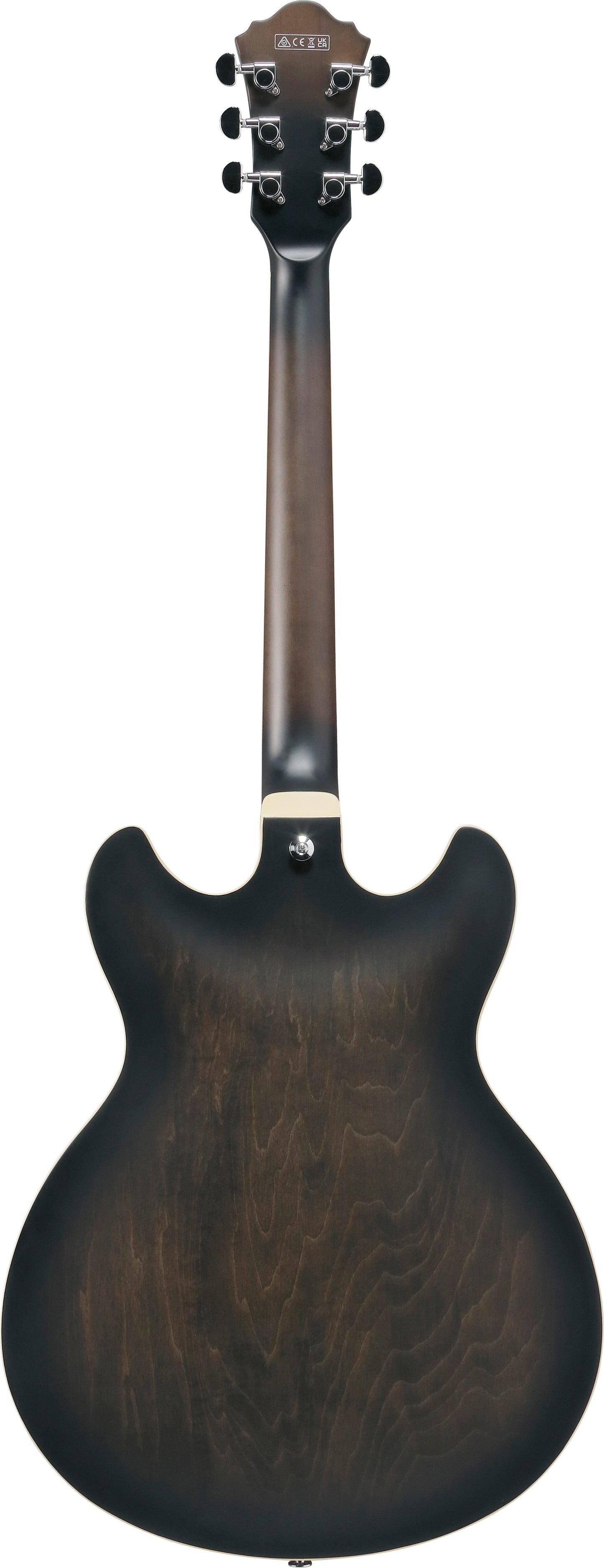 Ibanez Artcore AS53 Semi Hollow Body Electric Guitar - Transparent Black Flat