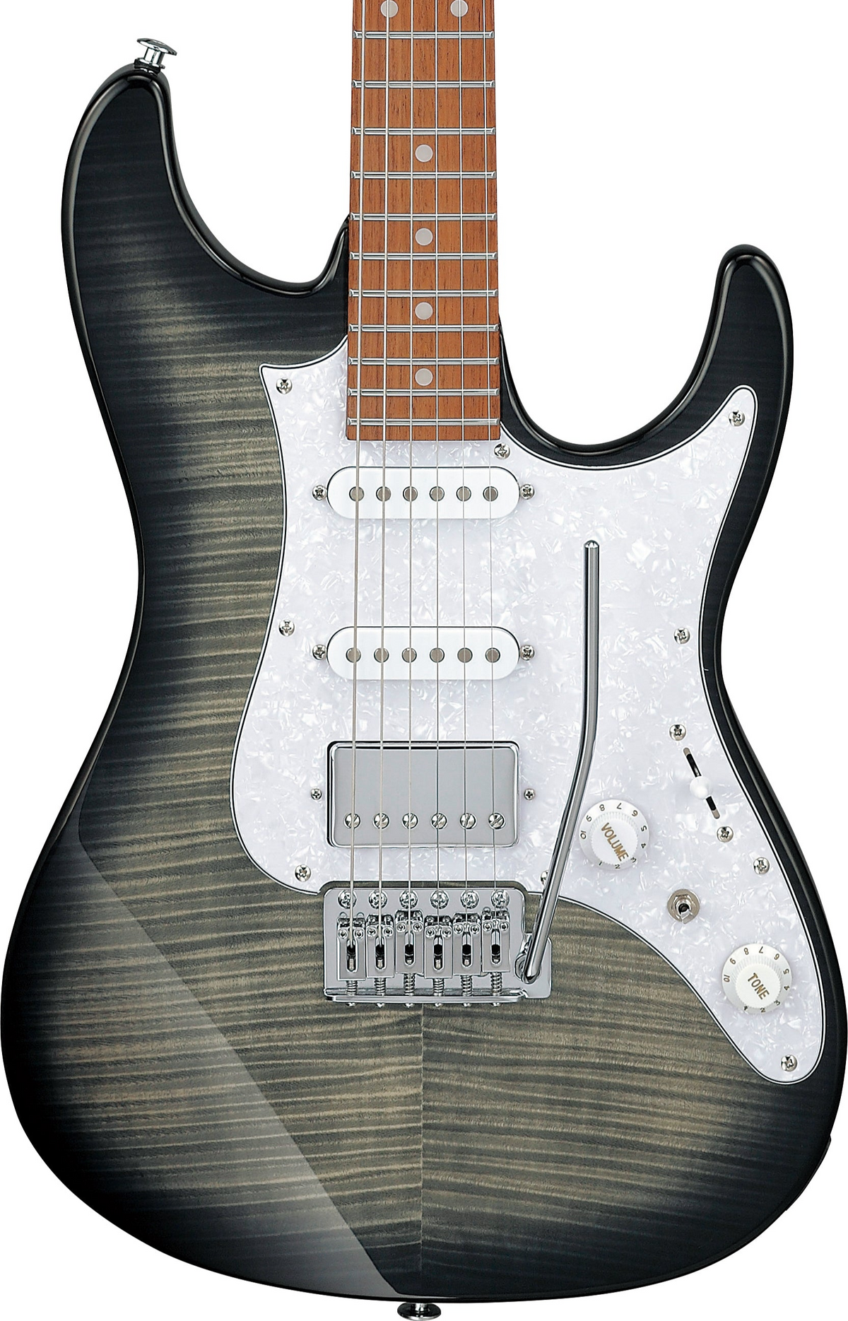 Ibanez AZ22S1F Electric Guitar - Transparent Black Sunburst