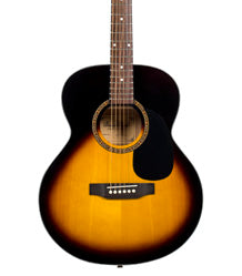 Beaver Creek BCTF101 Folk Sized Acoustic Guitar w/ Gig Bag - Vintage Sunburst