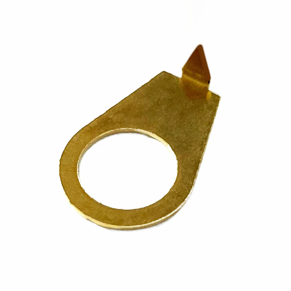 All Parts EP-0077 Vintage Style Pointer Washers - Gold - 8 Pack