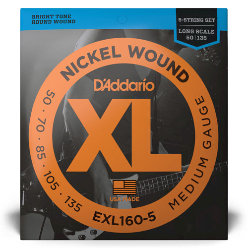 D'Addario EXL Nickel Wound Bass Strings