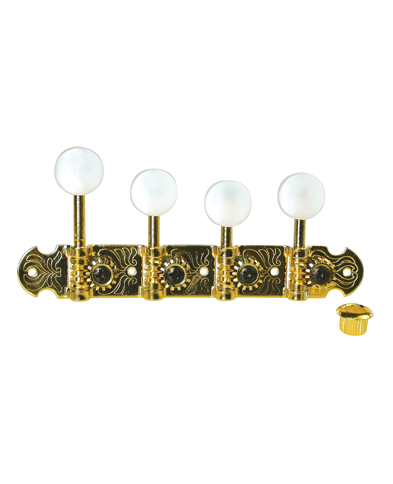 Golden Gate FM-3 Embossed F-Model Mandolin Tuners – 2 Planks (4+4) – Gold