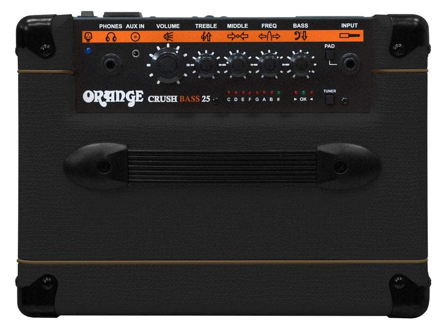 Orange Amplifiers Crush Bass 25 Watt Bass Guitar Combo Amp - Black