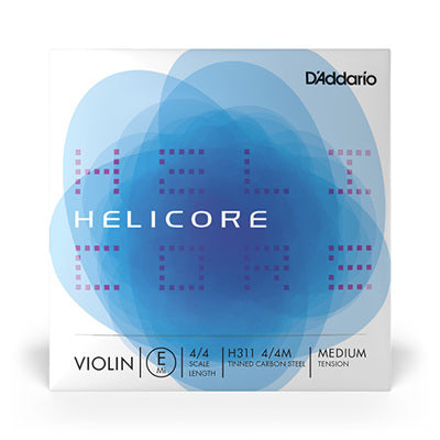 D'Addario Helicore H311 4/4M Single Violin String - E String