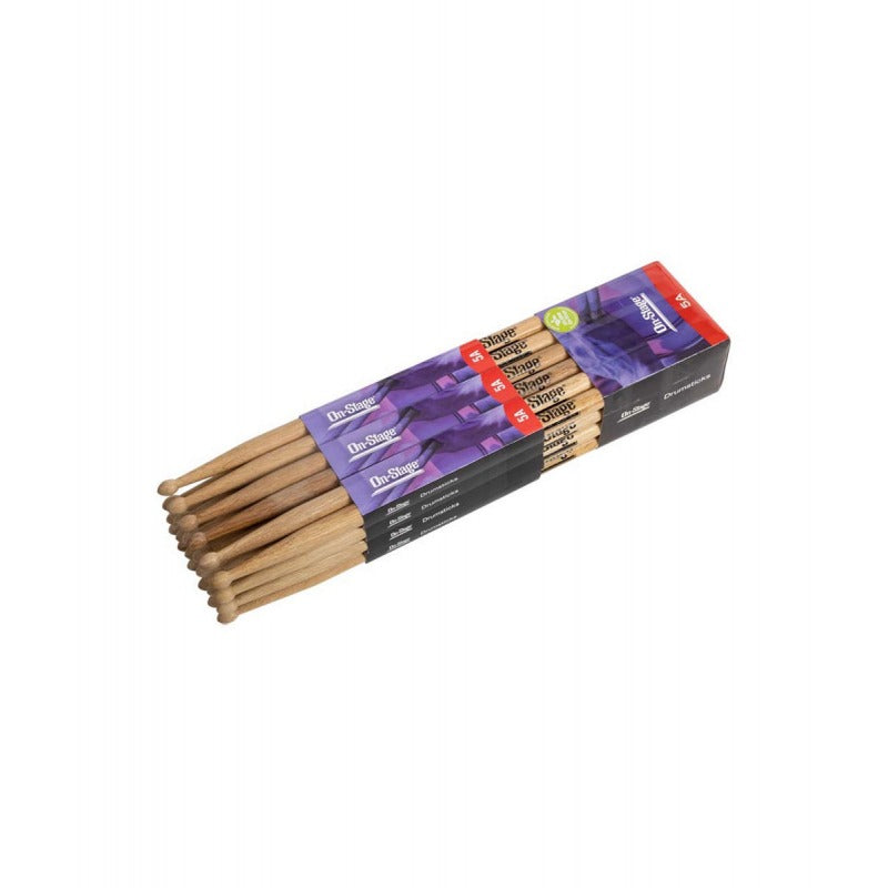 On-Stage 5A Hickory Drumsticks - Pair