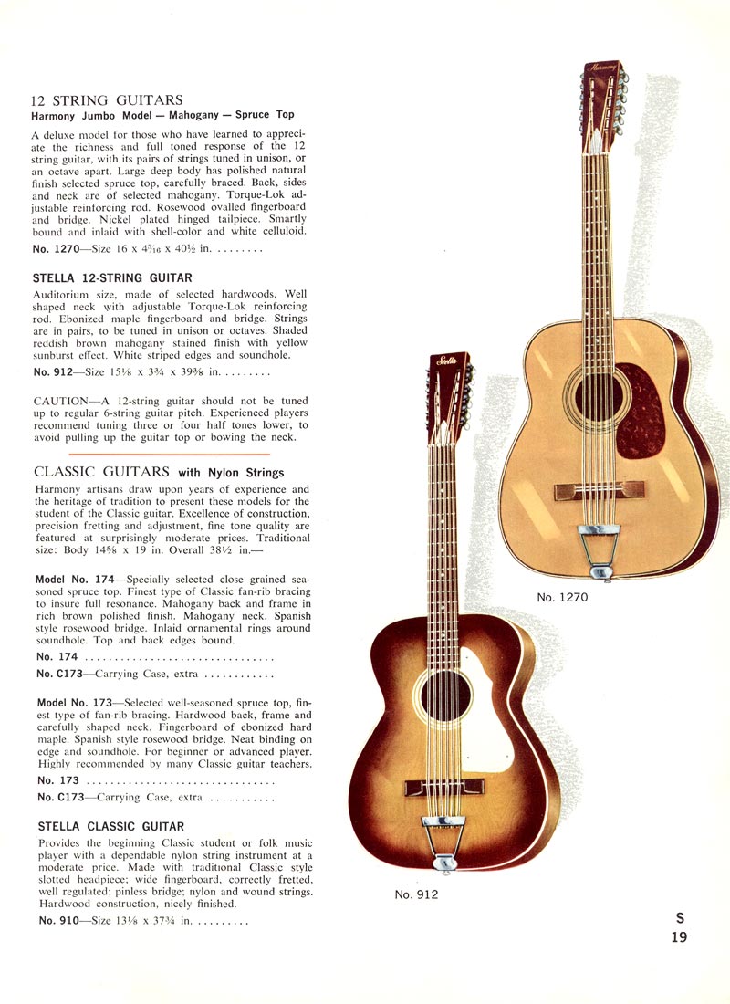 Harmony H173 Classical Guitar (Late 1960's)
