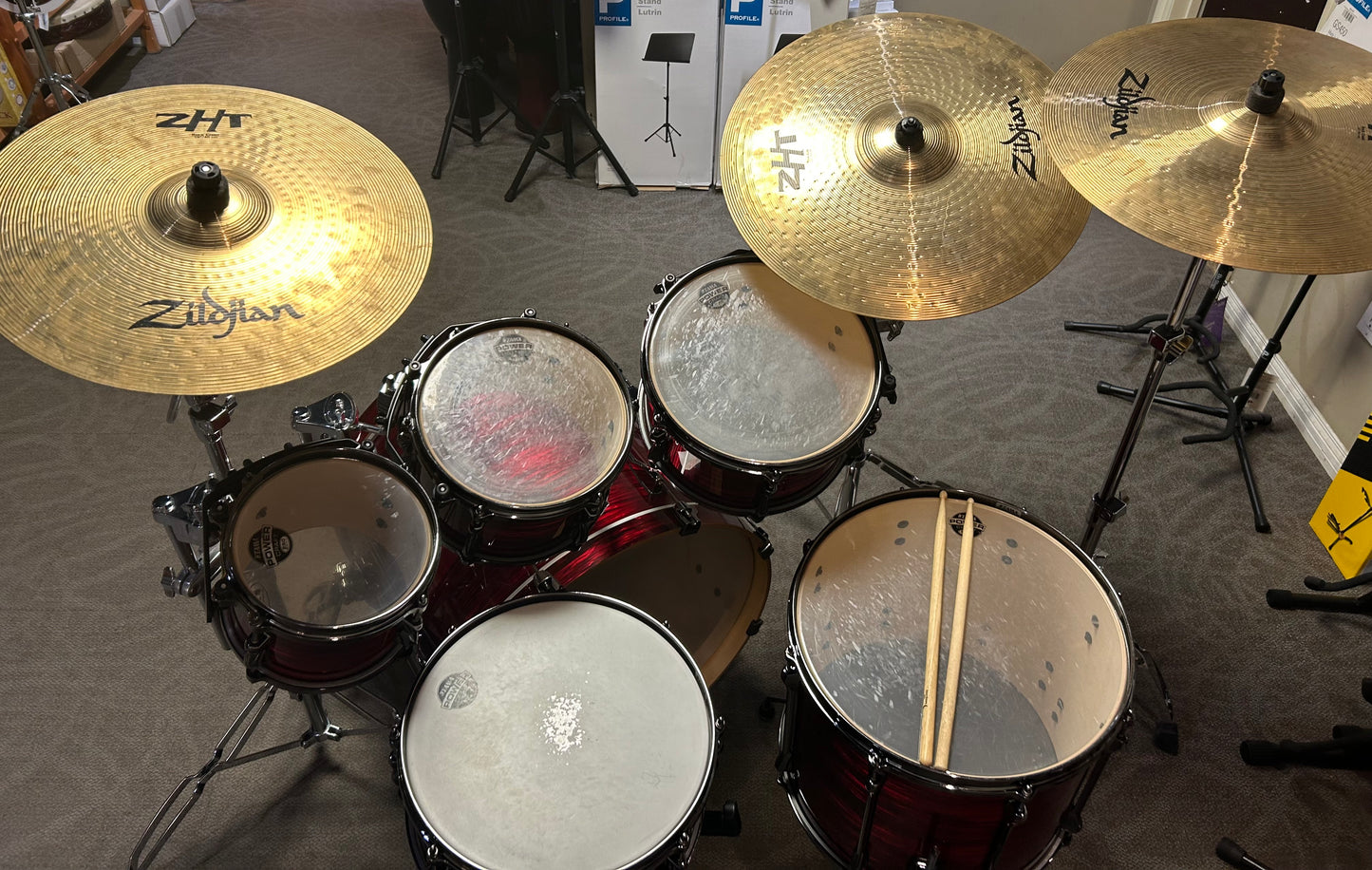 Tama Superstar Hyperdrive 6-Piece Drum Set - Red Silk (Used)