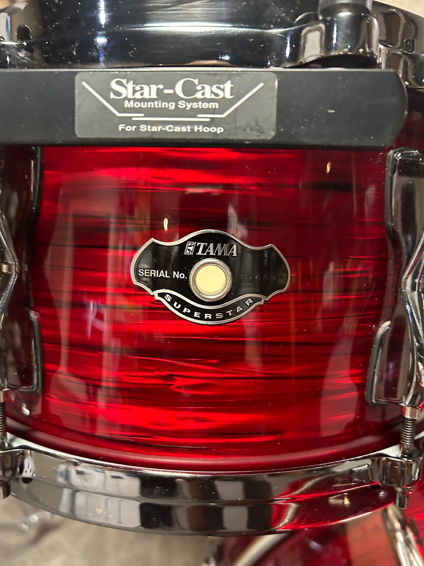 Tama Superstar Hyperdrive 6-Piece Drum Set - Red Silk (Used)