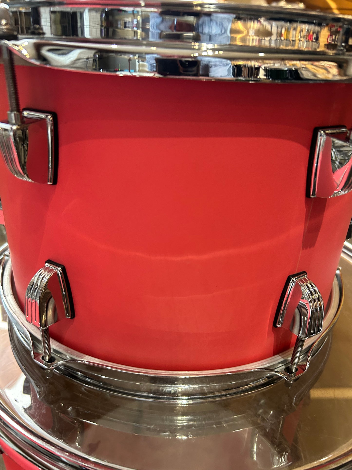 Ludwig NeuSonic 3-Piece Drum Kit - Coral Red (Used)