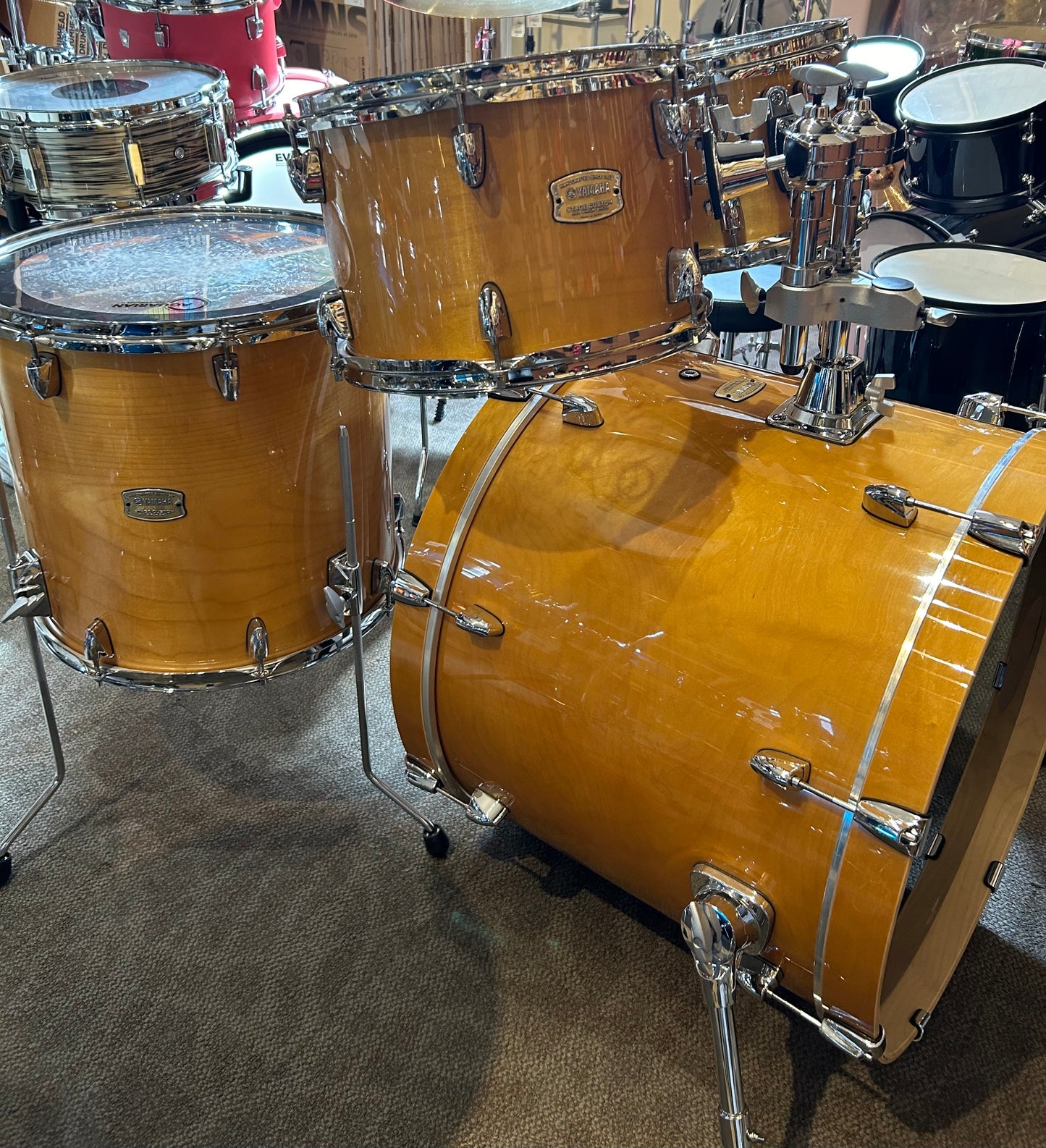 Yamaha Stage Custom Birch 5-Piece Shell Pack - Natural Wood (Used)