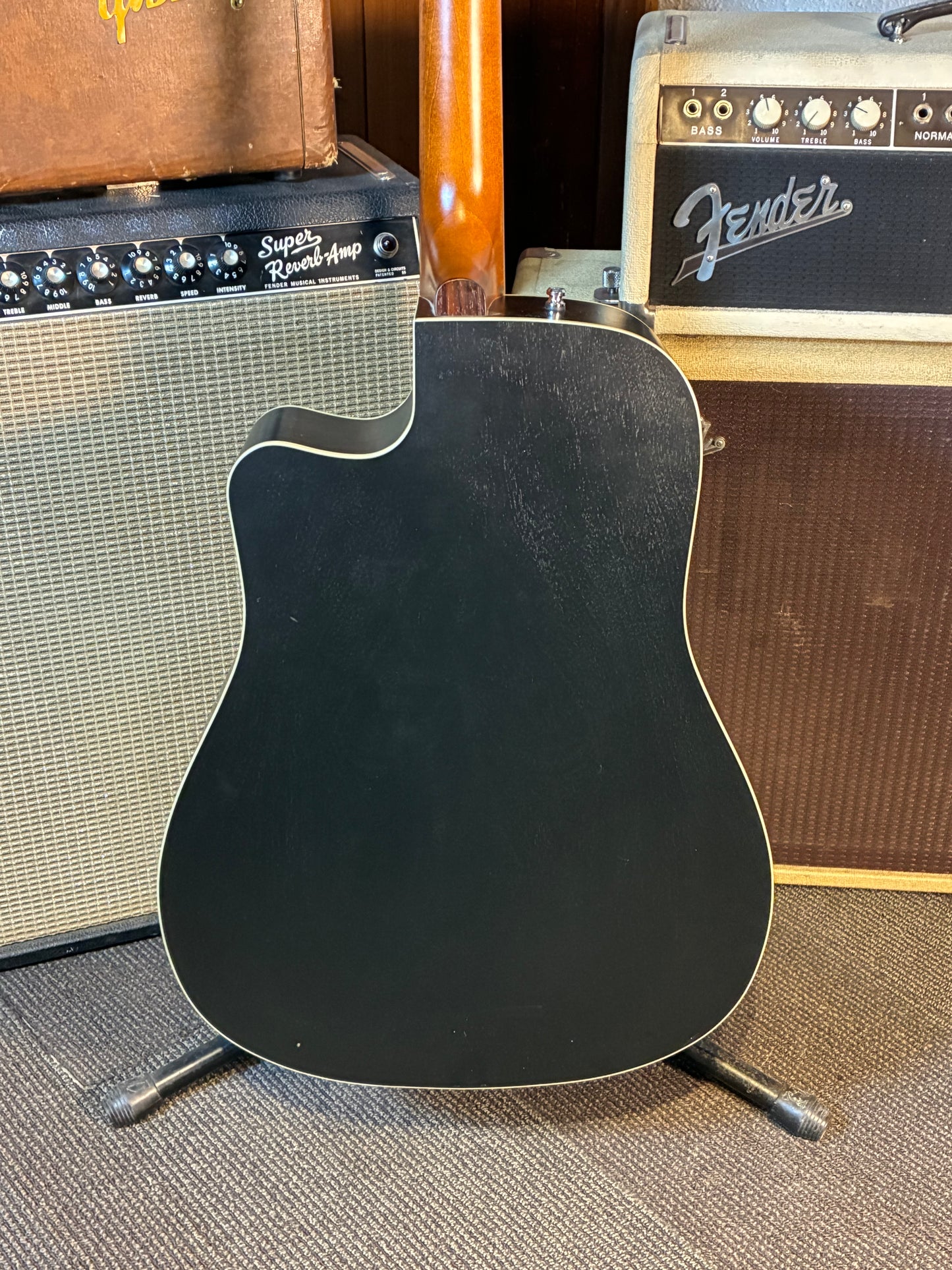 Simon & Patrick Songsmith CW EQ Acoustic/Electric Guitar w/Case - Black (Used)