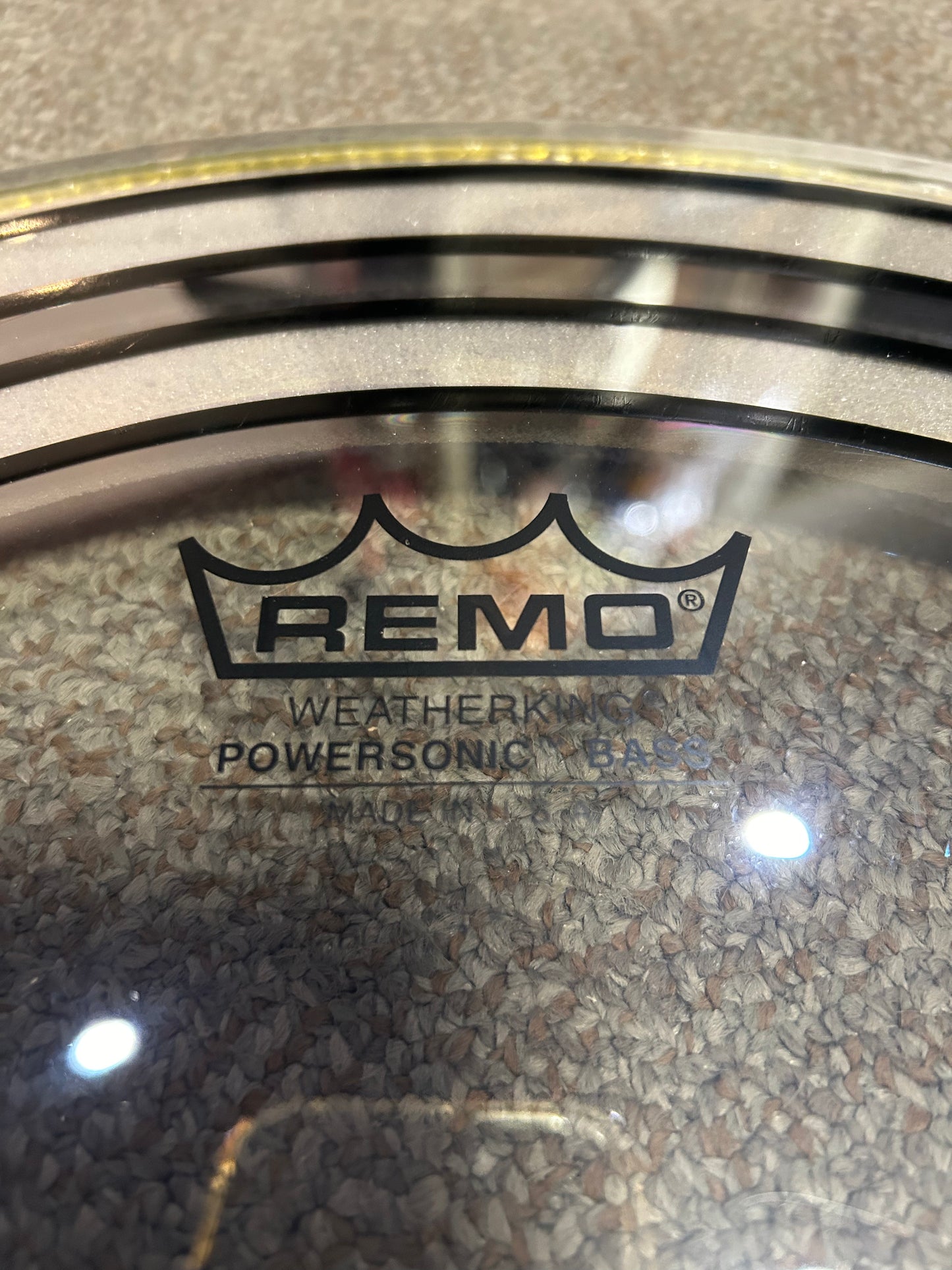 Remo 18" Powersonic Clear Bass Drum Head (Used)