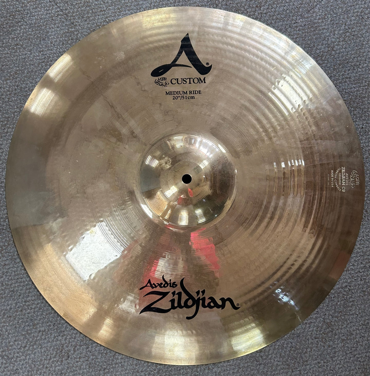 Zildjian 20" A Custom Medium Ride (Used)